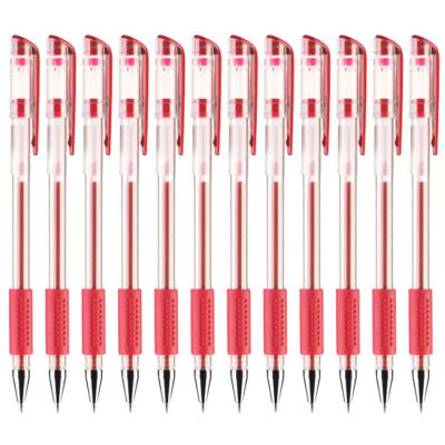 晨光(M&G)文具Q7红色0.5mm经典拔盖子弹头中性笔 签字笔 水笔 1支/盒