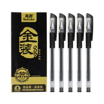 真彩(TRUECOLOR) GP009JZ(黑色)金装中性笔